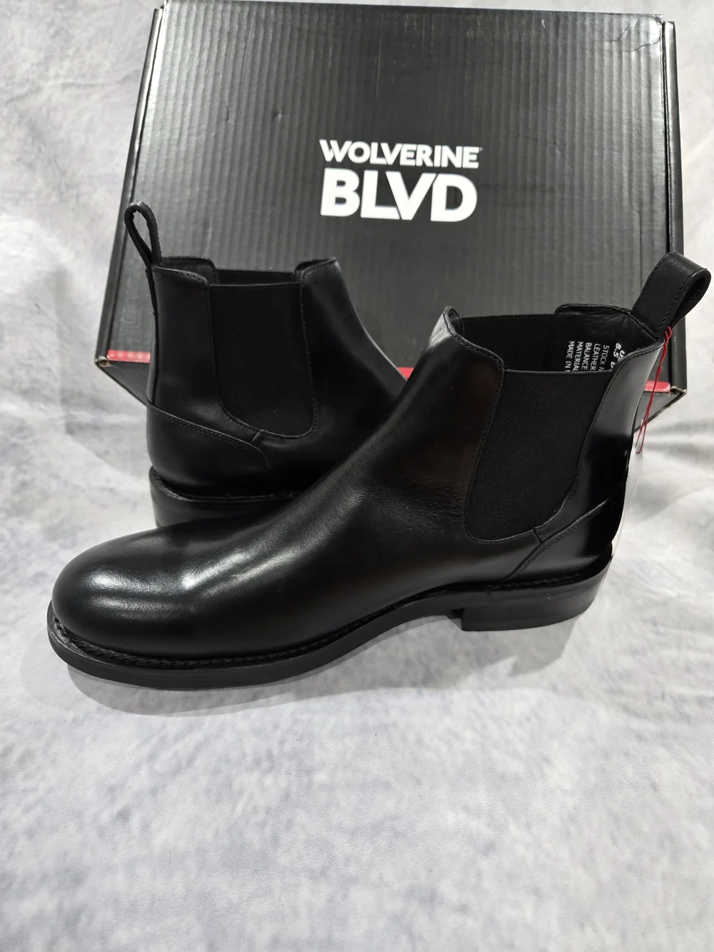 Wolverine BLVD Chelsea Boot in black leather